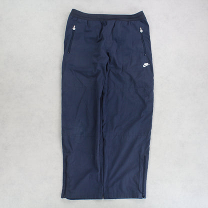 RARE 00s Nike Trackpants Navy - (XL)