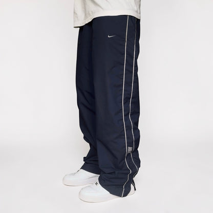 SUPER RARE 2000s Nike Trackpants Blue - (L)