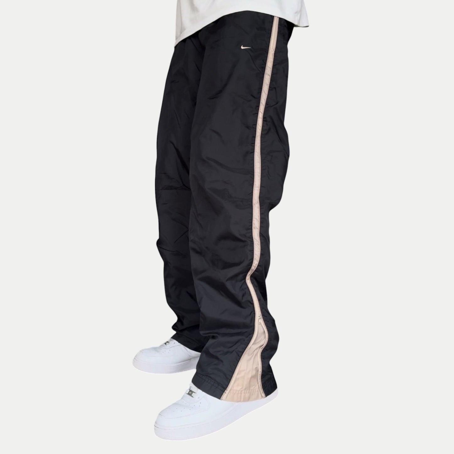 RARE 2000s Nike Trackpants Black - (L)