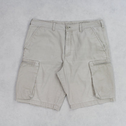 RARE Vintage 00s Nike Cargo Shorts Beige - (M)