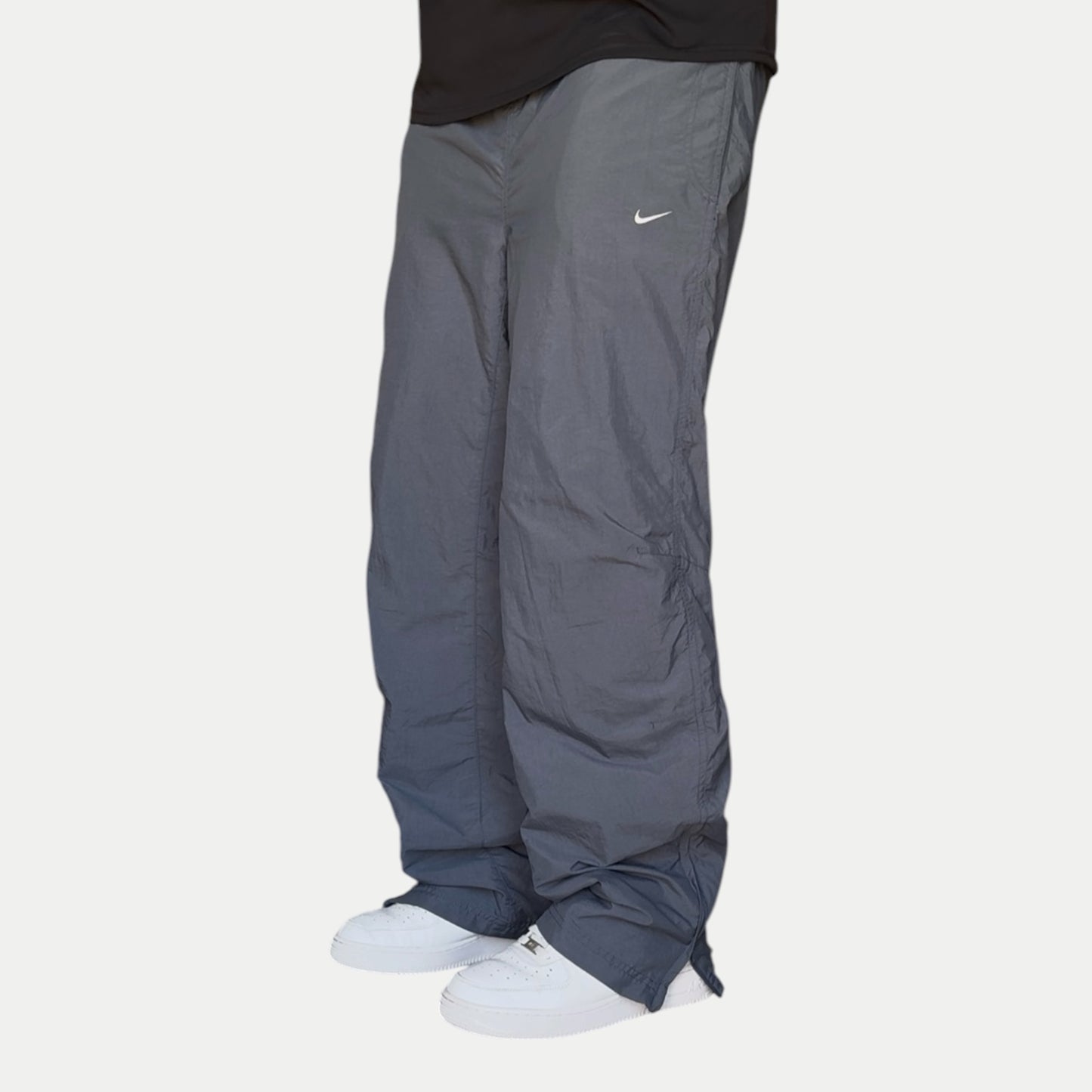 2000s Nike Trackpants Grey - (M)