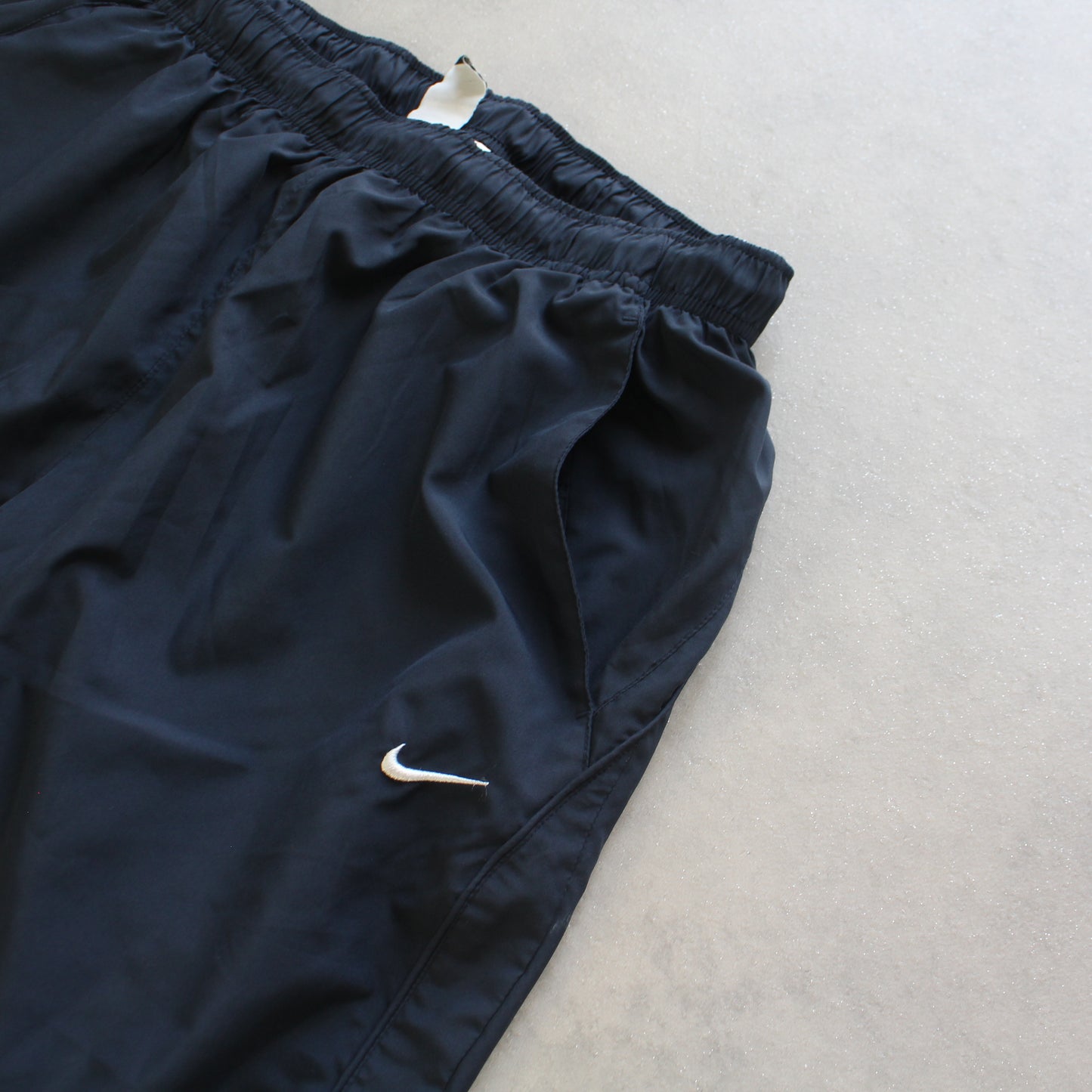 2000s Baggy Nike Trackpants Navy - (L)