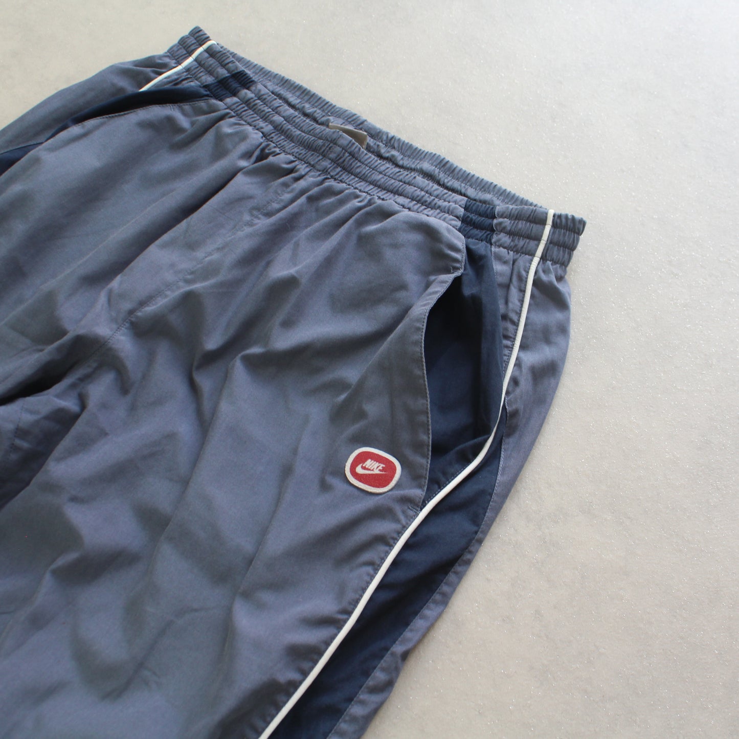 RARE 2000s Nike Trackpants Blue - (L)
