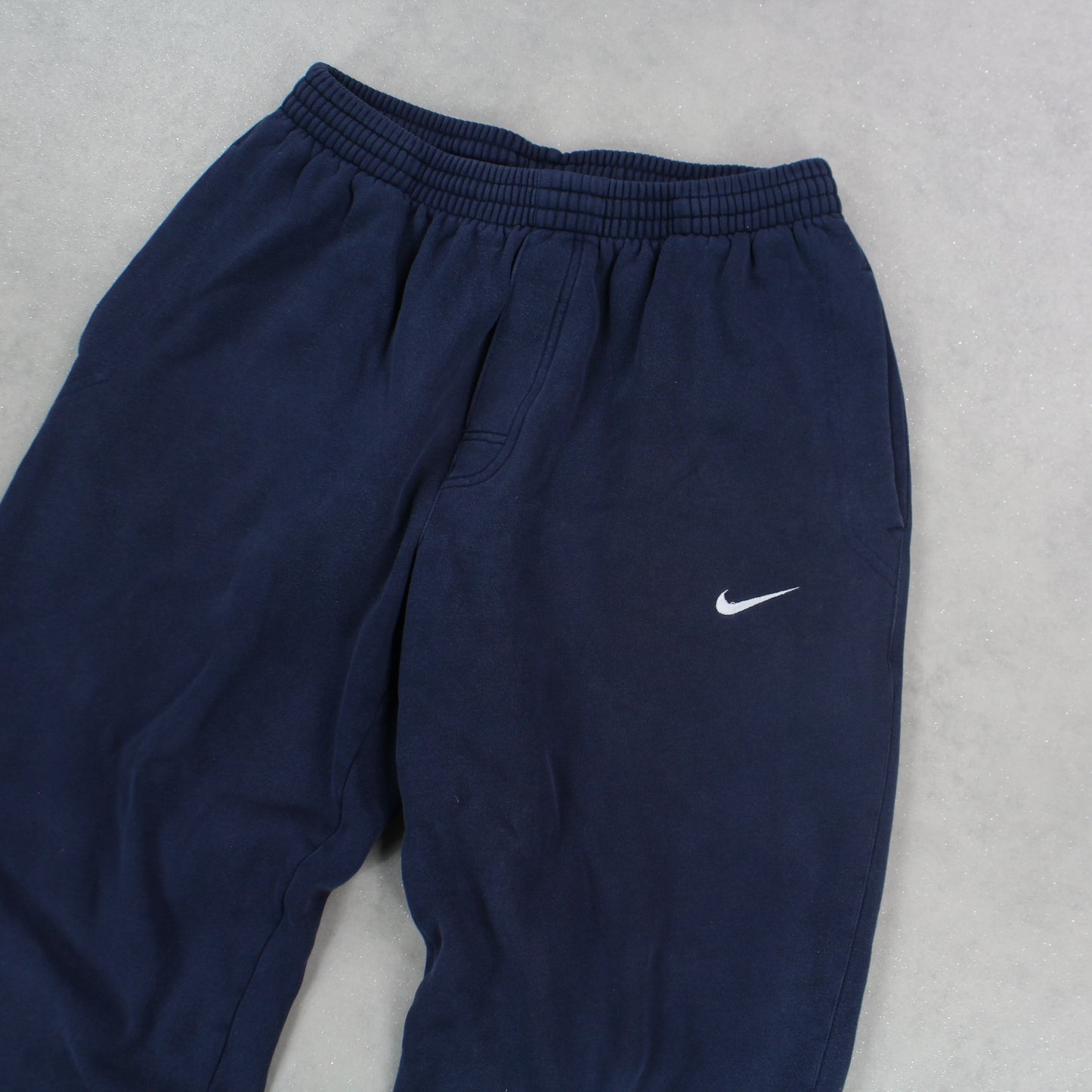 RARE 90s Baggy Nike Joggers Navy - (M)