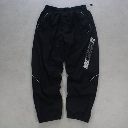 RARE 2000s Nike 72 Trackpants Black - (S)