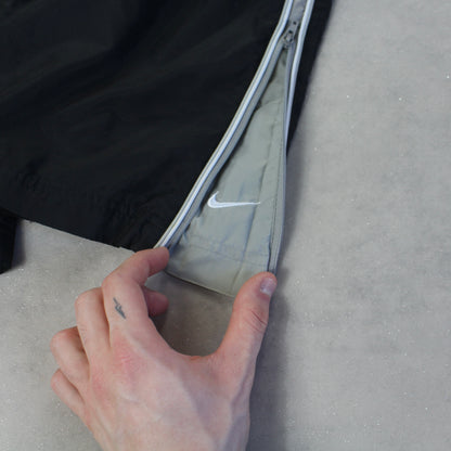 SUPER RARE 2000s Nike Trackpants Black - (S)