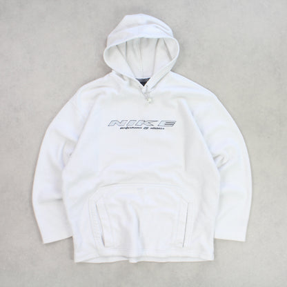 VERY RARE 00s Nike Fleece Hoodie White - (XL)