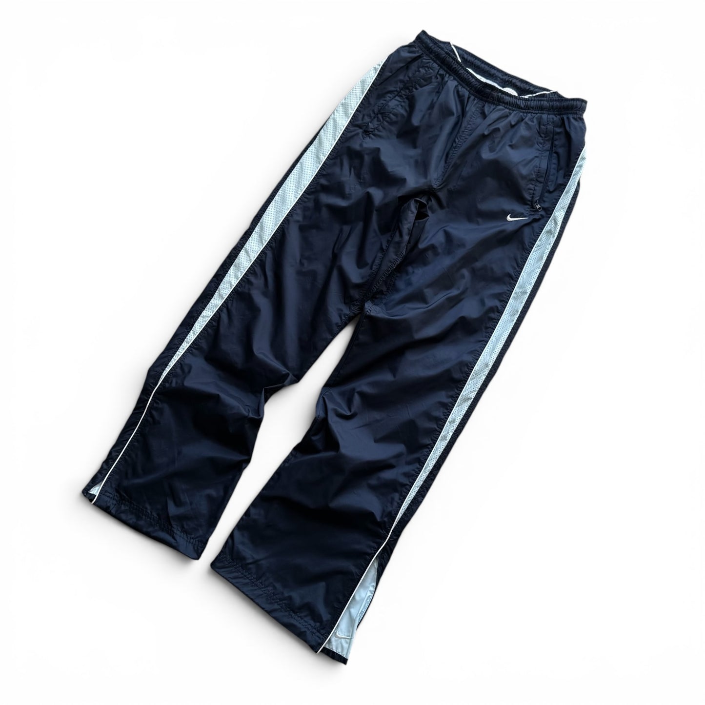 SUPER RARE 2000s Nike Trackpants Navy - (S)