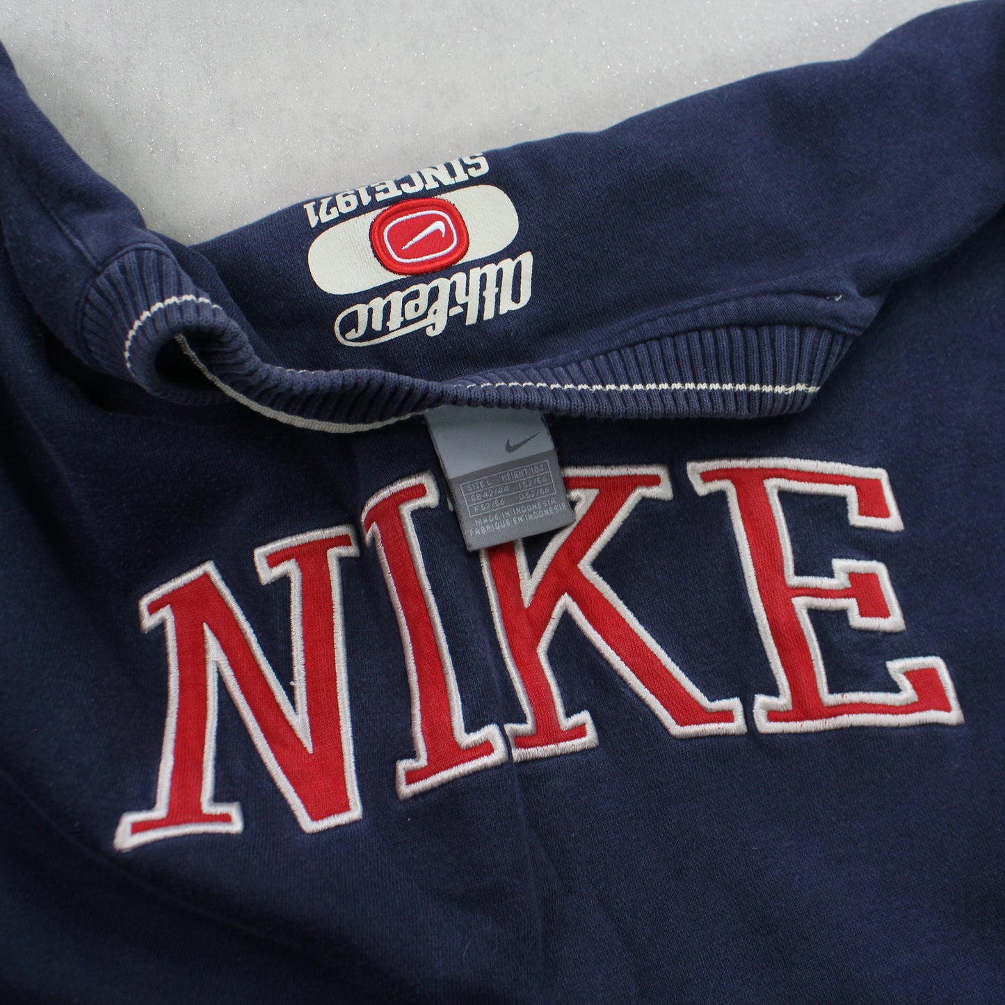 RARE Vintage 00s Nike Sweatshirt Navy - (L)