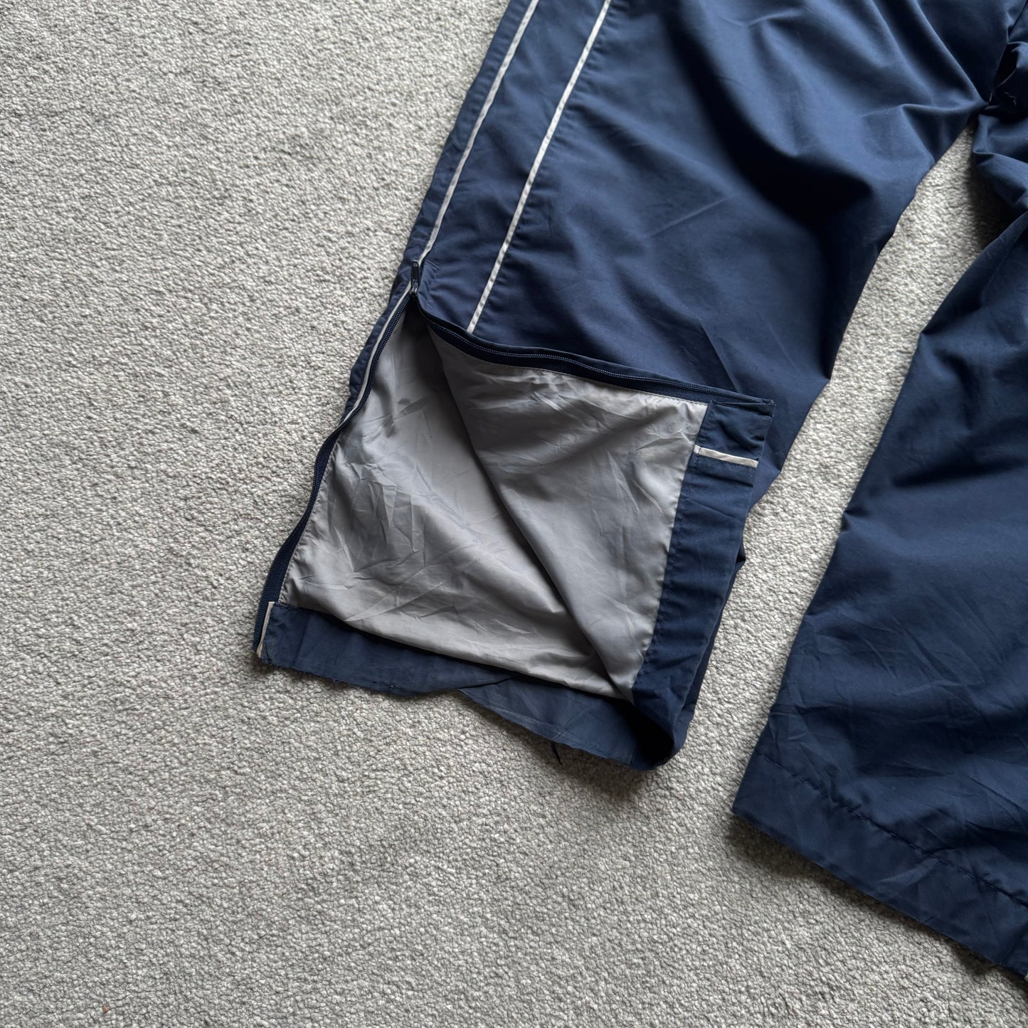 SUPER RARE 2000s Nike Trackpants Blue - (L)