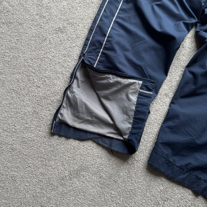 SUPER RARE 2000s Nike Trackpants Blue - (L)