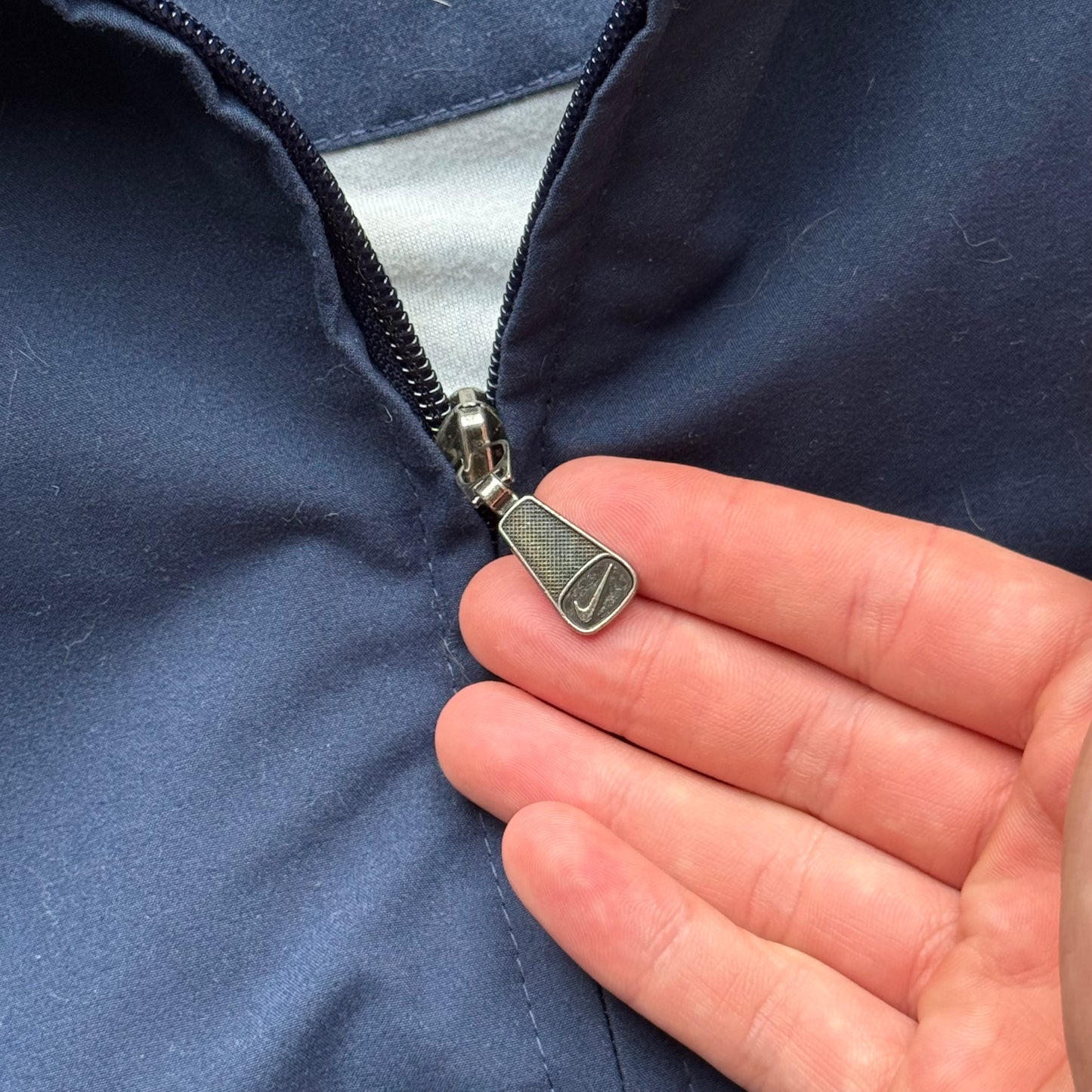RARE 2000s Nike Track Jacket Navy - (L)