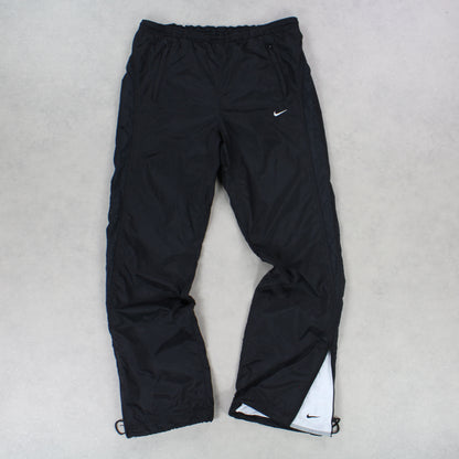 RARE 00s Nike Trackpants Black - (S)