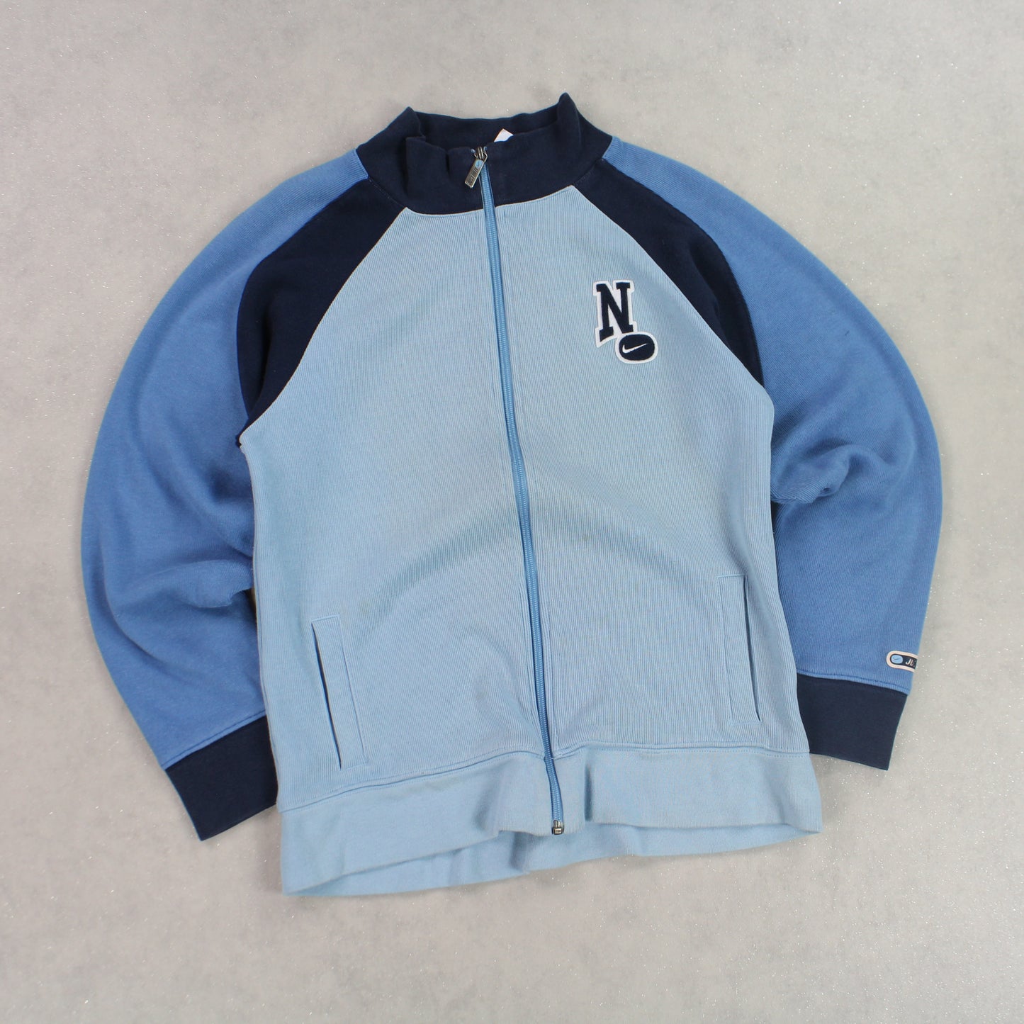 RARE 00s Nike Zip Up Blue - (XS)