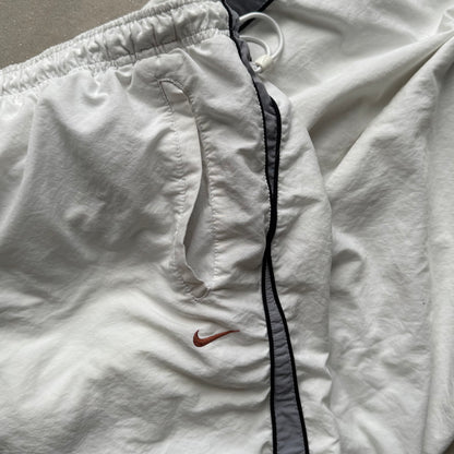 SUPER RARE 2000s Nike Trackpants White *PREMIUM* - (S)