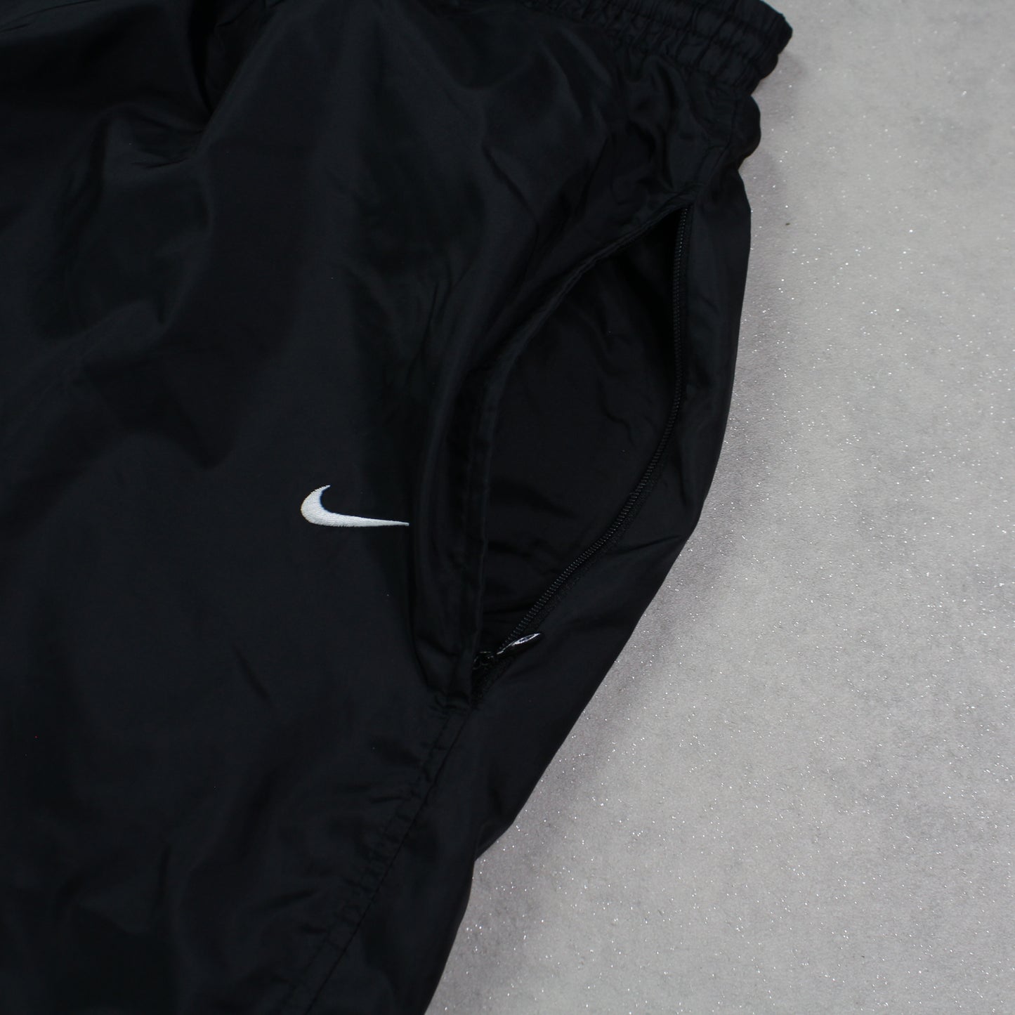 SUPER RARE 00s Nike Trackpants Black - (M)