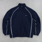 RARE 00s Nike Track Jacket Navy - (L)