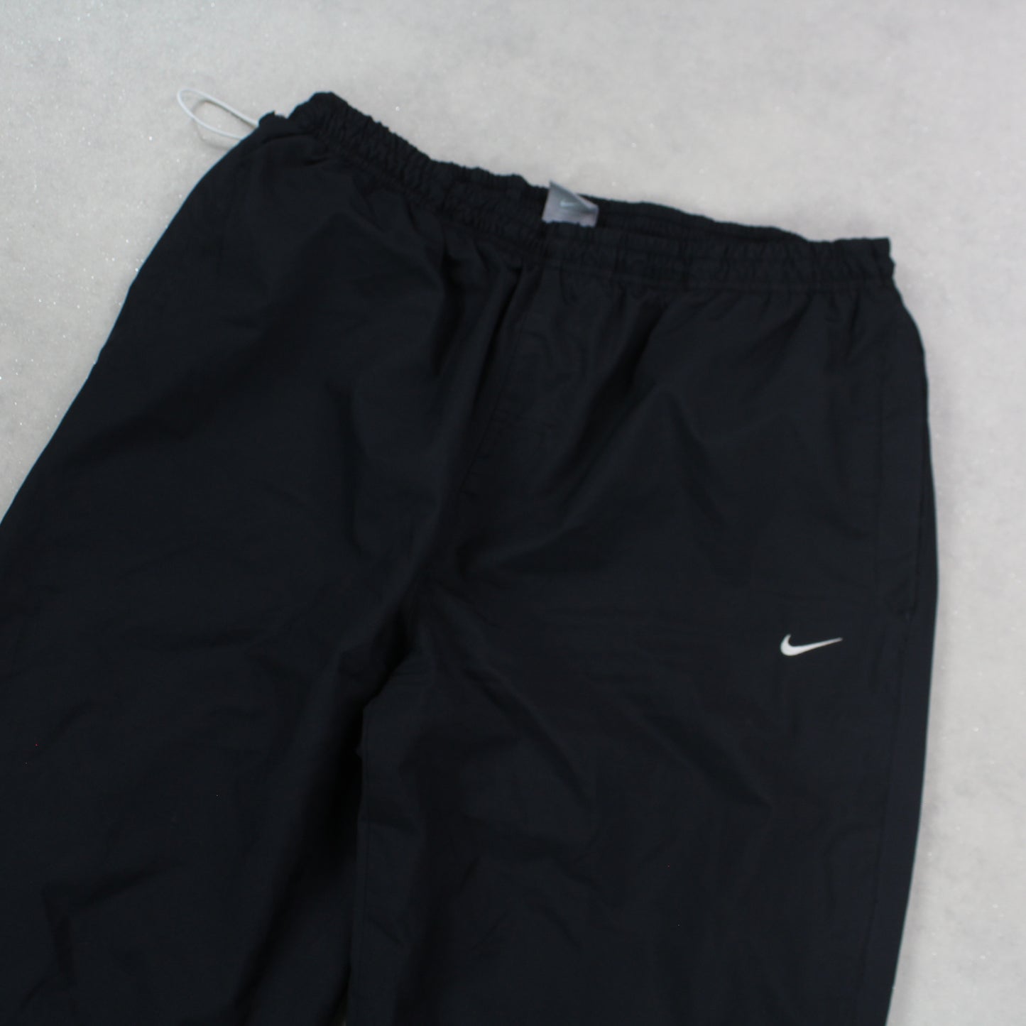 RARE 00s Baggy Nike Trackpants Black - (L)