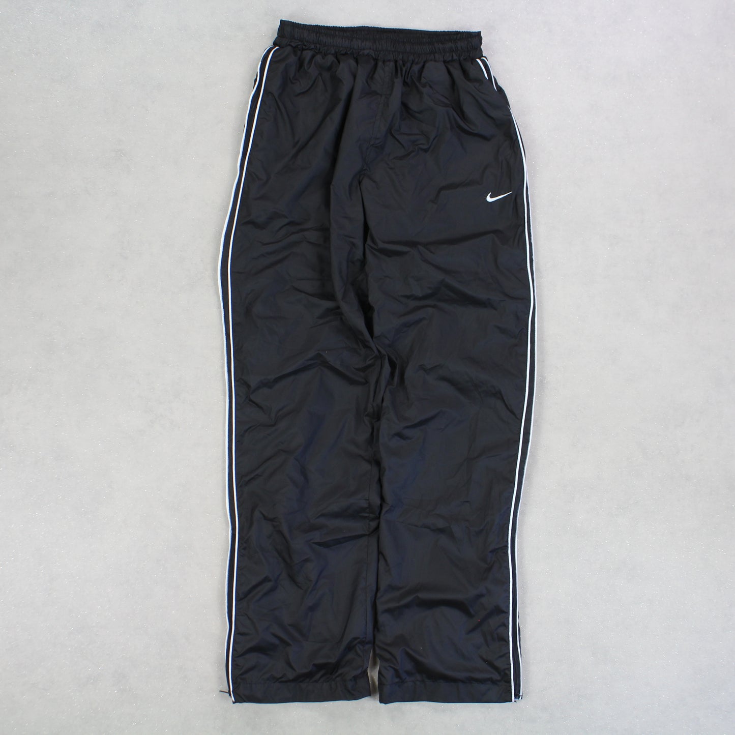 SUPER RARE 00s Nike Trackpants Black - (XS)