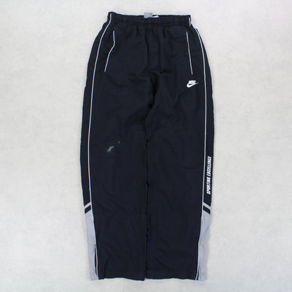 RARE Vintage 00s Nike Trackpants Black - (S)