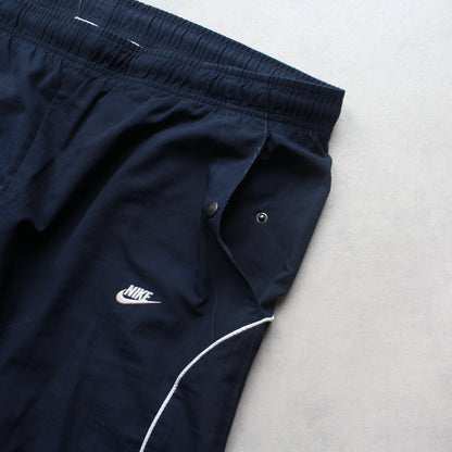 RARE 2000s Baggy Nike Trackpants Navy - (L)