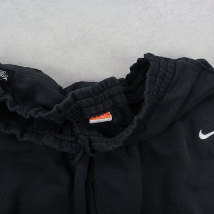 RARE Vintage 00s Nike Jogger Pants Black - (XXL)