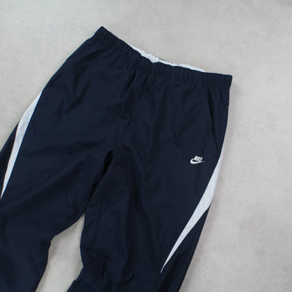 RARE 00s Baggy Nike Trackpants Navy - (M)