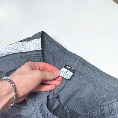 RARE 2000s Nike Trackpants Grey - (L)