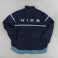 RARE 90s Nike Track Jacket Navy - (L)