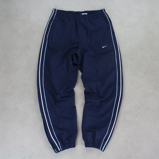 RARE 2000s Nike Trackpants Navy - (L)