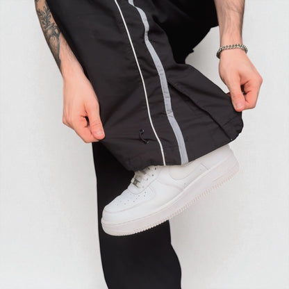 RARE 2000s Nike Trackpants Black - (L)