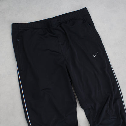 RARE 00s Nike Trackpants Black - (L)
