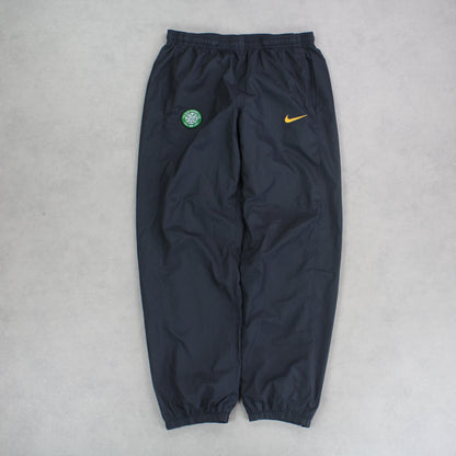 RARE 00s Nike Celtic FC Trackpants Grey - (L)