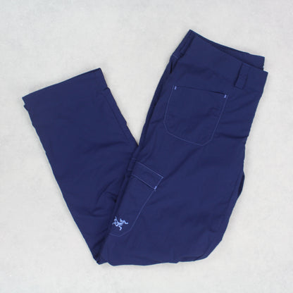 RARE Arcteryx Waterproof Pants Navy - (S)