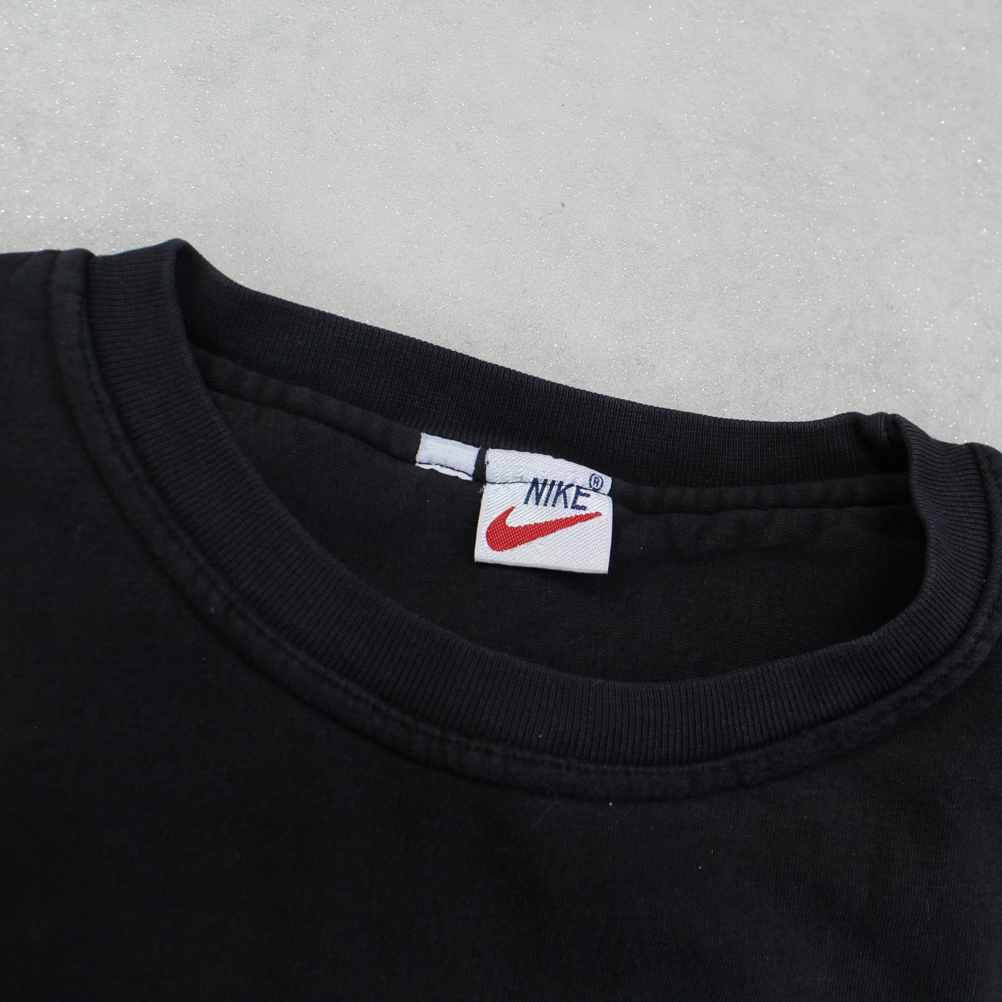 RARE Vintage 00s Nike Swoosh Sweatshirt Black - (XXL)