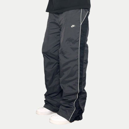 SUPER RARE 2000s Baggy Nike Trackpants Grey *PREMIUM* - (L)