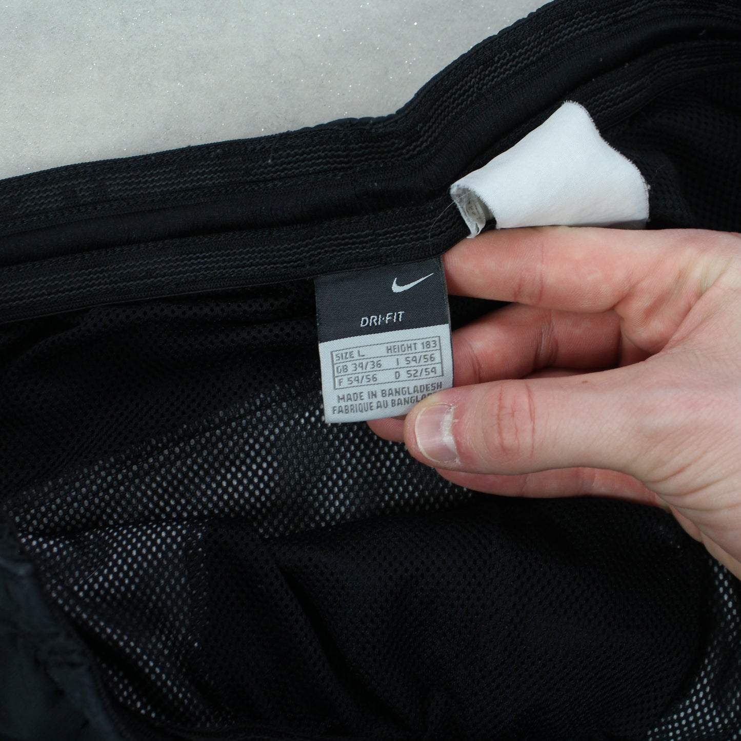 RARE 00s Baggy Nike Trackpants Black - (L)