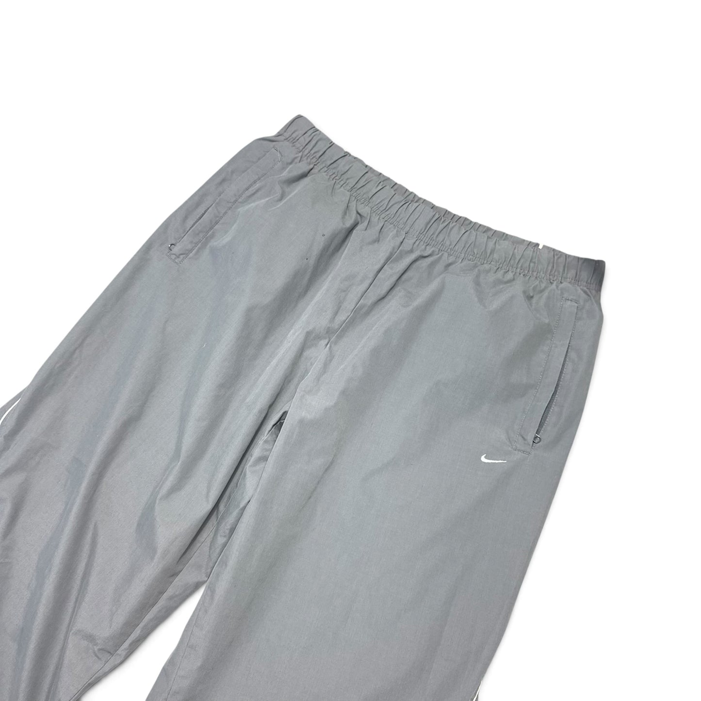 RARE 2000s Baggy Nike Trackpants Grey - (L)