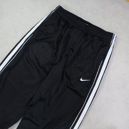 RARE 2000s Nike Trackpants Black - (L)