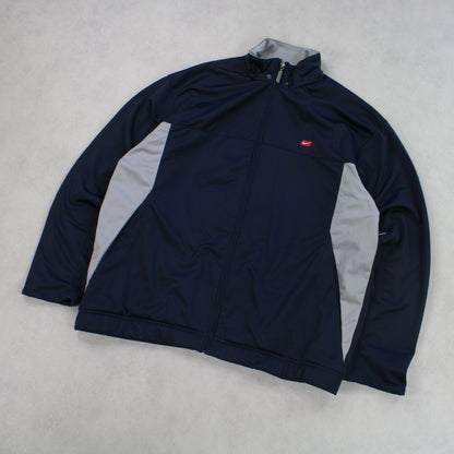 RARE 00s Nike Track Jacket Navy - (L)