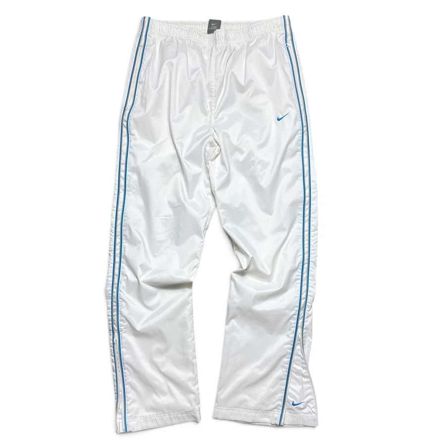 SUPER RARE 2000s Baggy Nike Trackpants White - (L) | PREMIUM