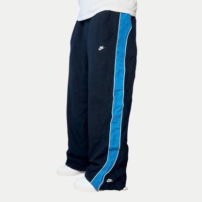 RARE 2000s Baggy Nike Trackpants Navy *PREMIUM* - (L)