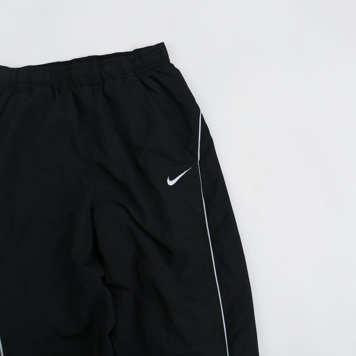 RARE 2000s Baggy Nike Trackpants Black - (M)