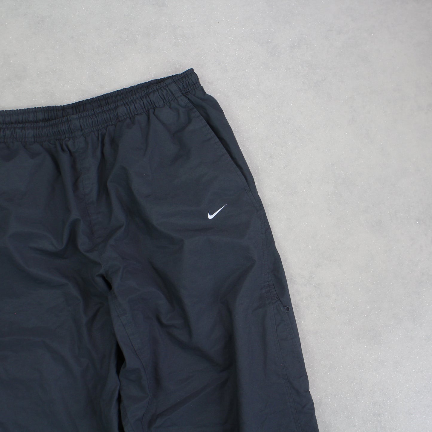 RARE 00s Nike Baggy Trackpants Grey - (L)