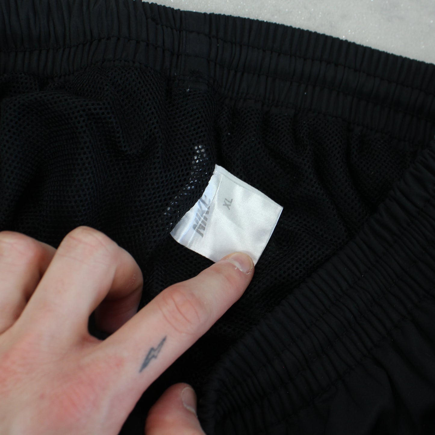 SUPER RARE Vintage 00s Nike Trackpants Black - (S)