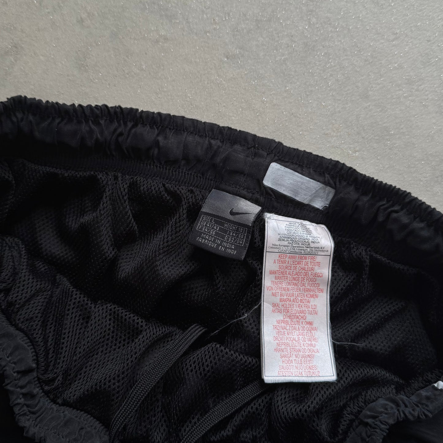RARE 2000s Nike Trackpants Black - (M)