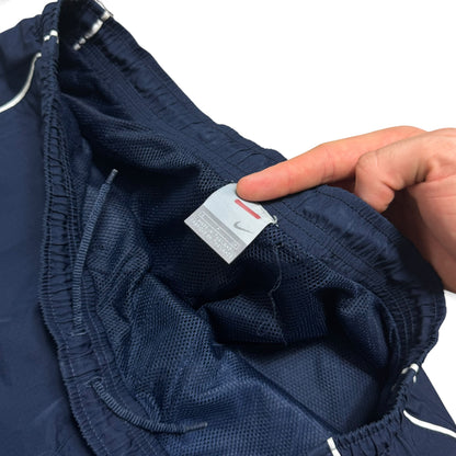 Pantalon de survêtement Nike ample bleu marine des années 2000 RARE - (S)