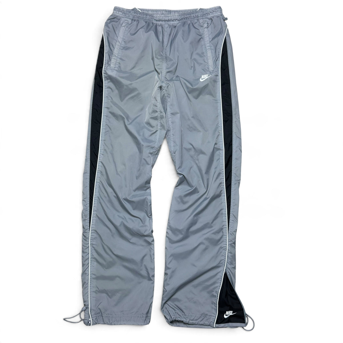 RARE 2000s Nike Trackpants Grey - (L) | PREMIUM