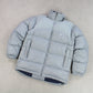 SUPER RARE 00s Nike Puffer Jacket Grey - (S)