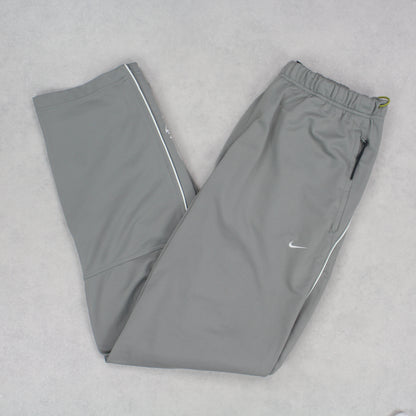 SUPER RARE Vintage 00s Nike Trackpants Green - (L)